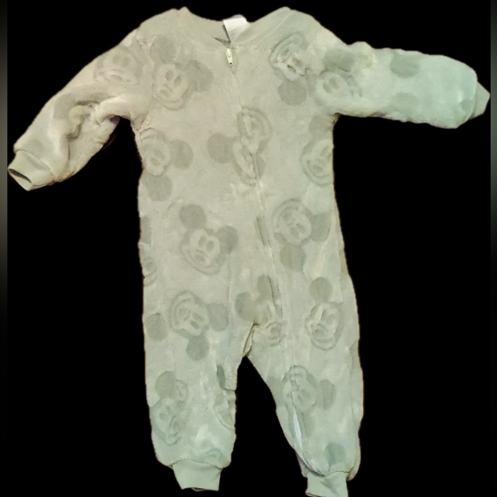 Disney Gray Mickey Mouse Bodysuit